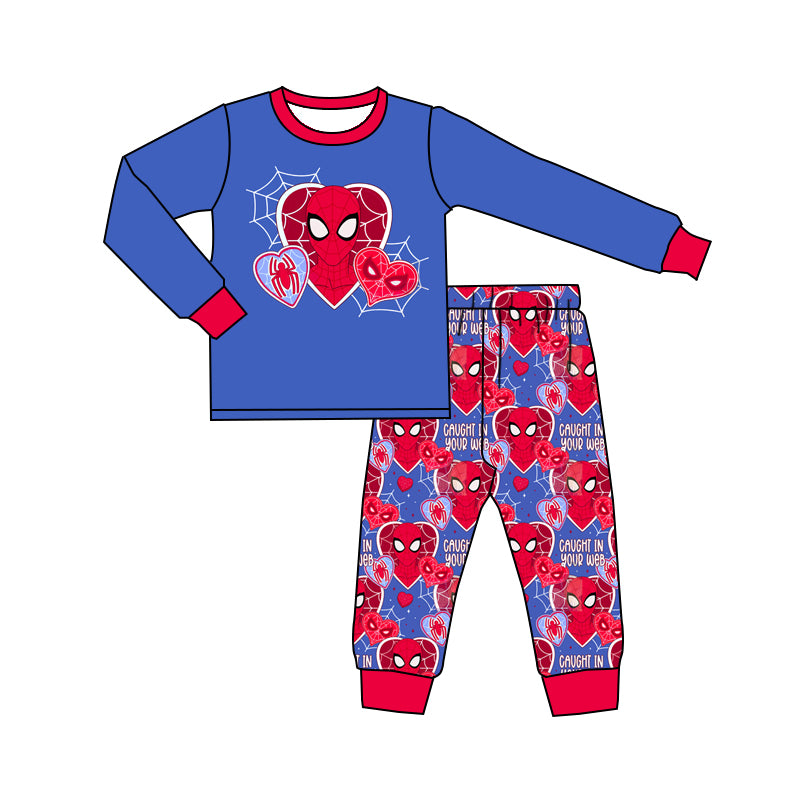 baby boy spider print long sleeve outfit preorder