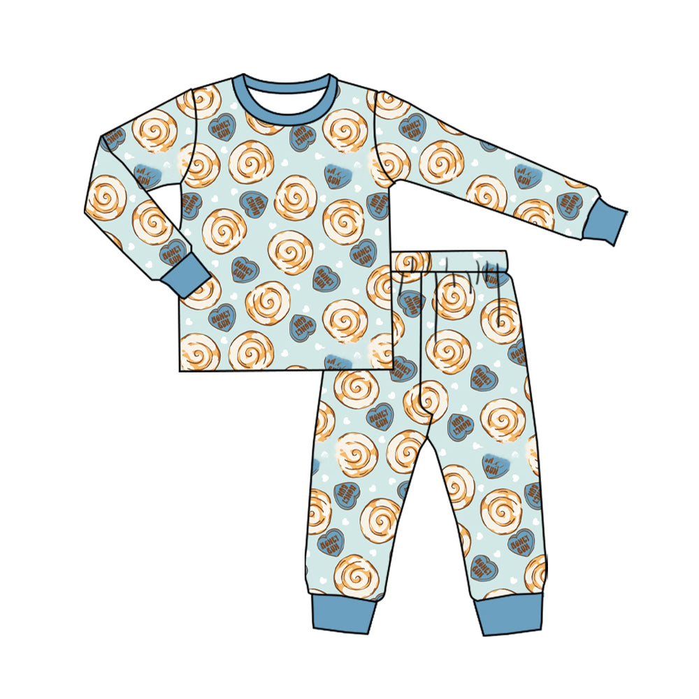 Boy long sleeve valentines day top pants set outfit preorder