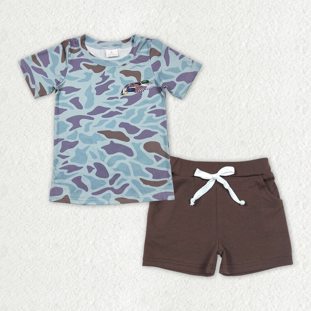 Toddler Boy Mallard Shorts-River Camo main image 0