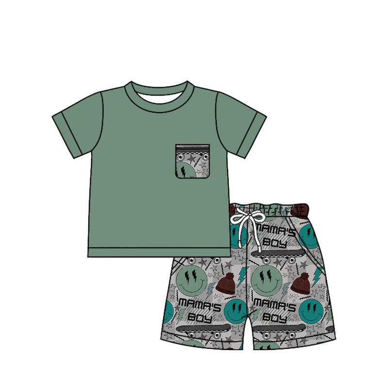 Mamas boy smile face summer clothes preorder