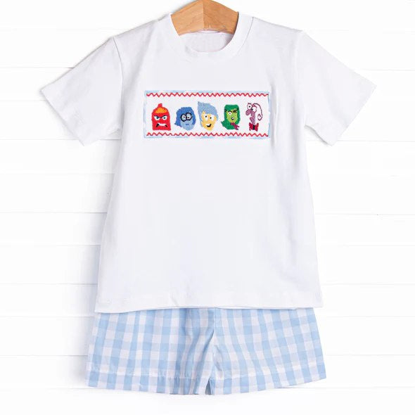 Baby boy cartoon design summer outfit preorder