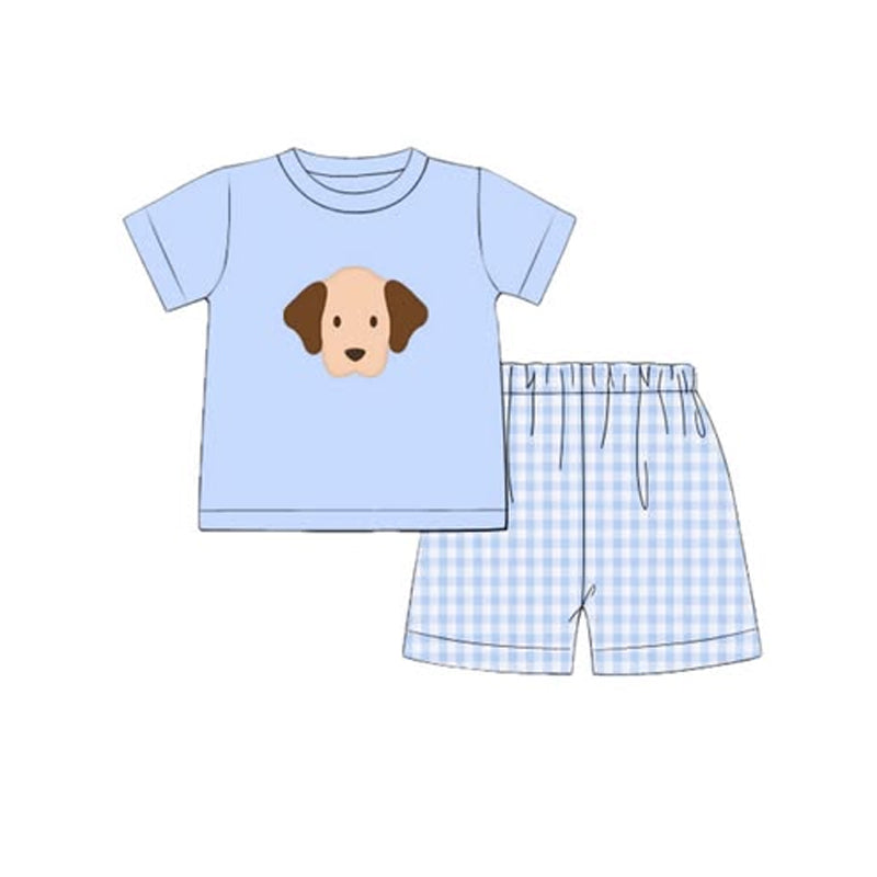 Kids dog print design outfit preorder