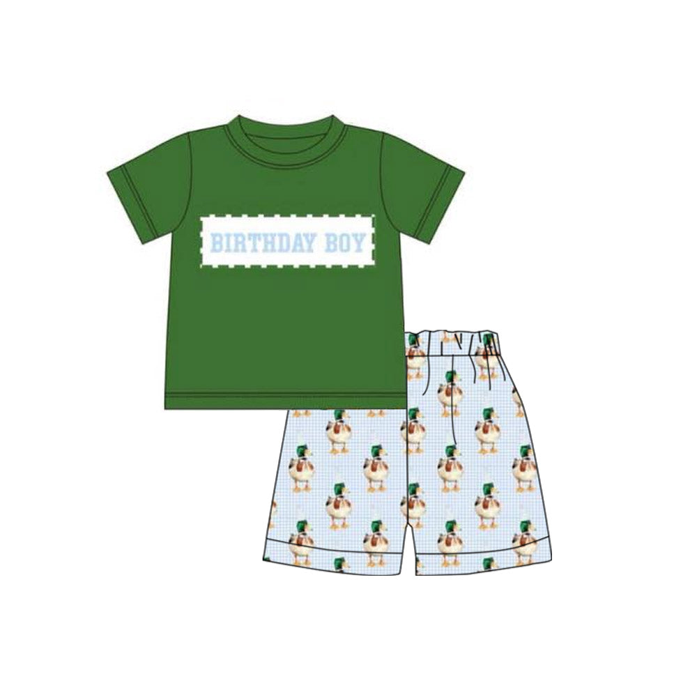 Birthday boy shirt matching shorts boy outfit preorder