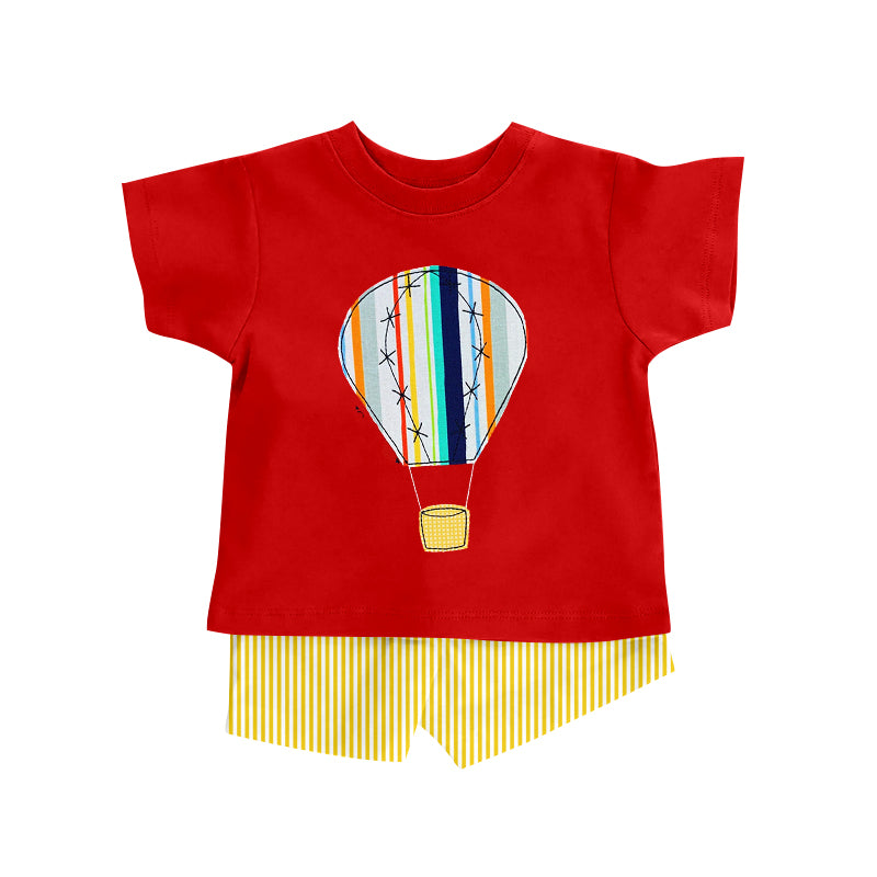 Balloon design baby boy summer outfit preorder