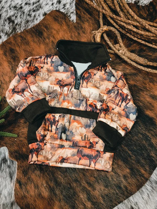 cowboy western long sleeve pullover preorder