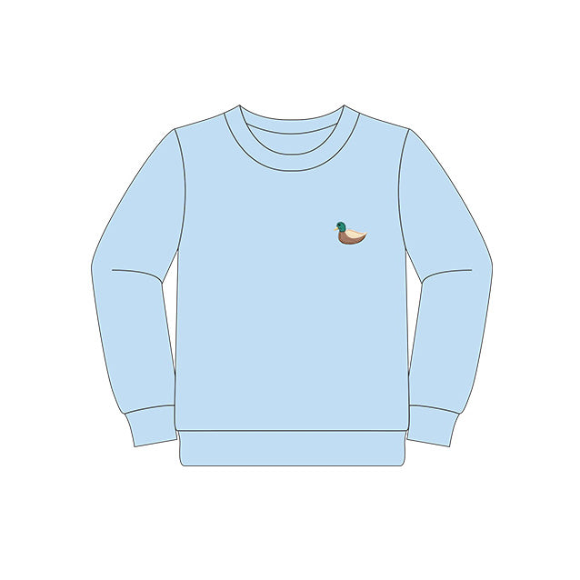 Infant baby boy long sleeve mallard duck shirt preorder
