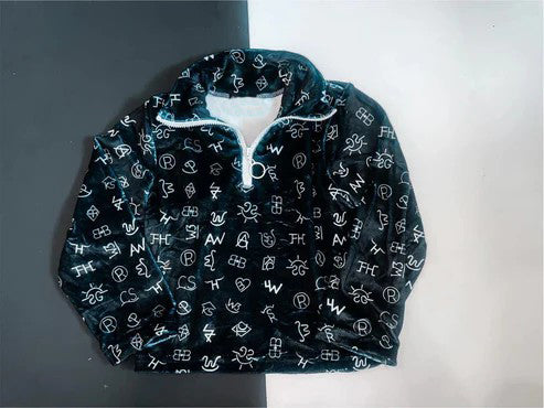 Western Aztec Baby Boy Long Sleeve Pullover Preorder
