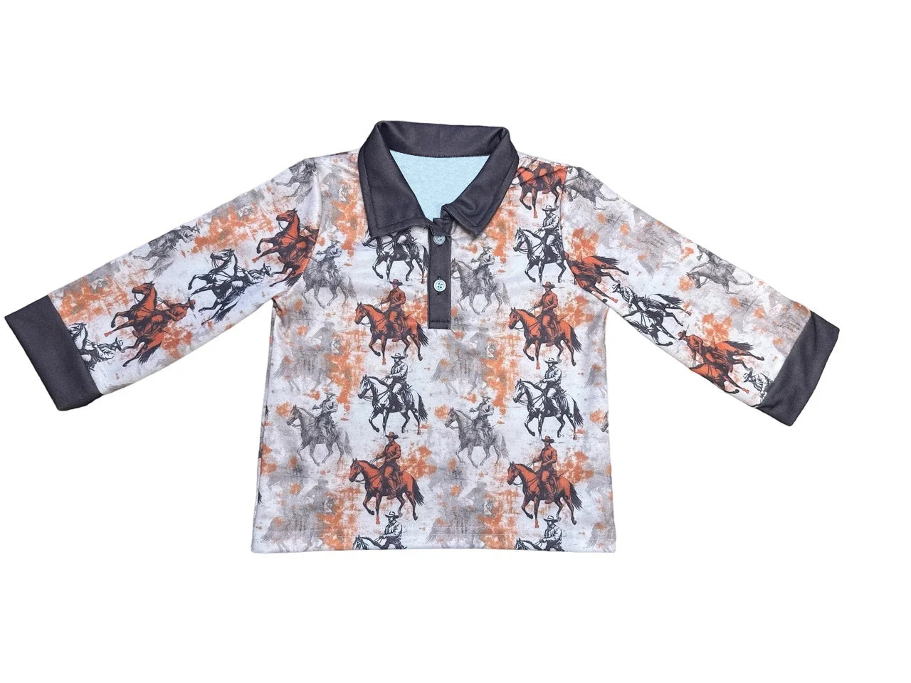 Western cowboy long sleeve top preorder