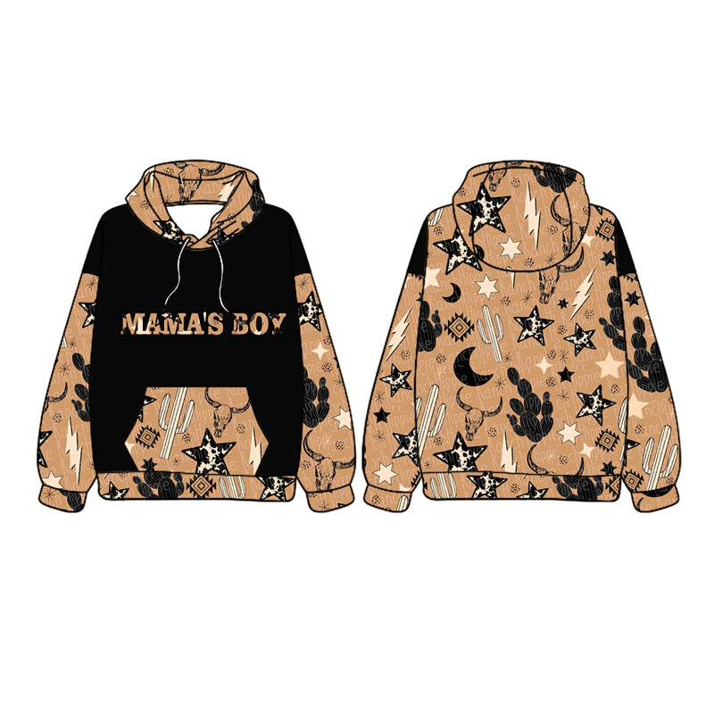 Mamas Boy Western Long Sleeve Hoodie Pullover Preorder