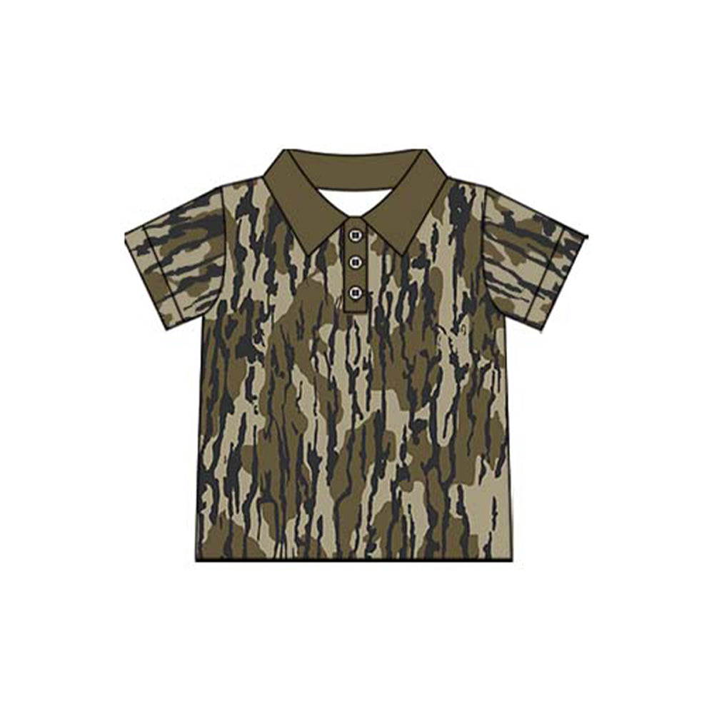 Baby boy camouflage short sleeve t-shirt top preorder