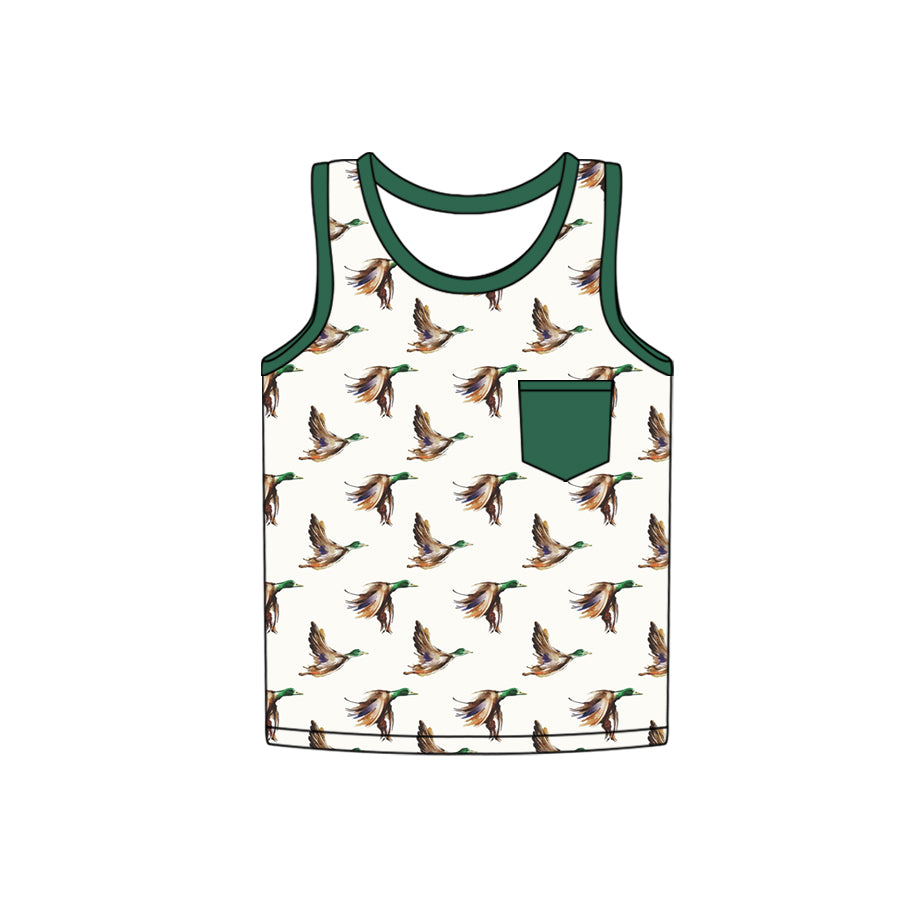 Mallard duck kids tank top shirt preorder