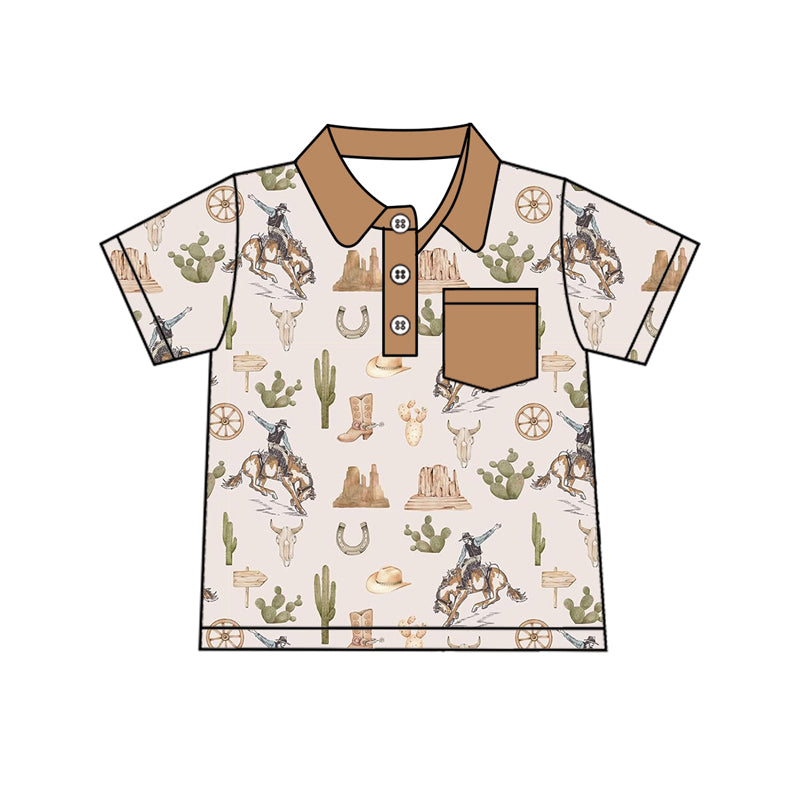 Western cowboy t-shirt top preorder