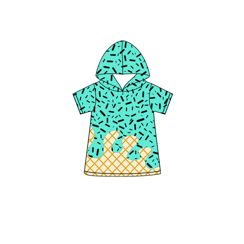 Toddle kids fashion summer green hoodie shirt preorder