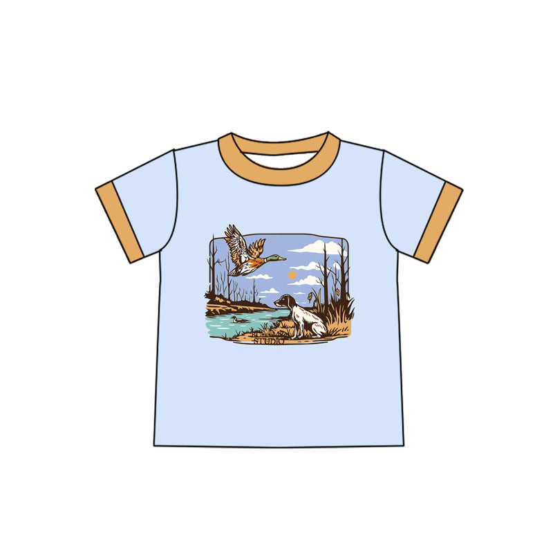 Mallard duck dog baby boy short sleeve t shirt preorder