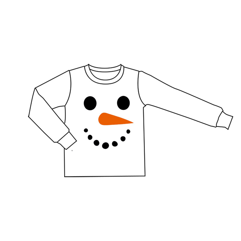 baby boy Christmas snowman t-shirt preorder