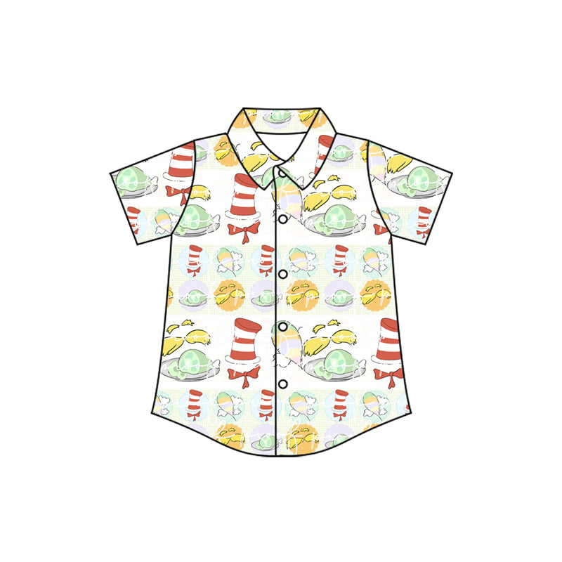 Dr doctor baby boy button shirt preorder