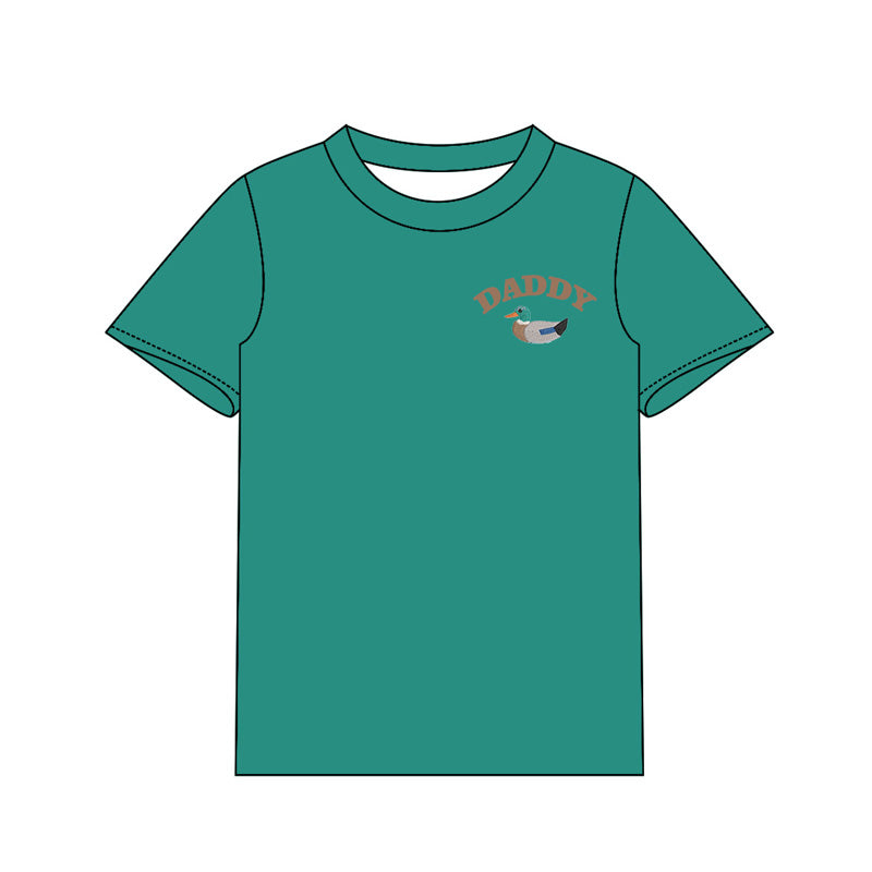 Adult man daddy print short sleeve mallard duck top preorder