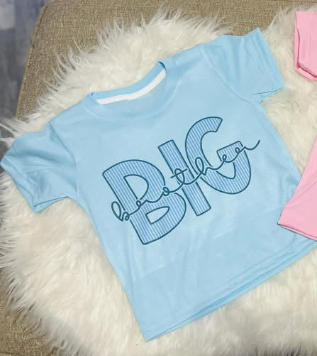 Big brother boy short sleeve top preorder