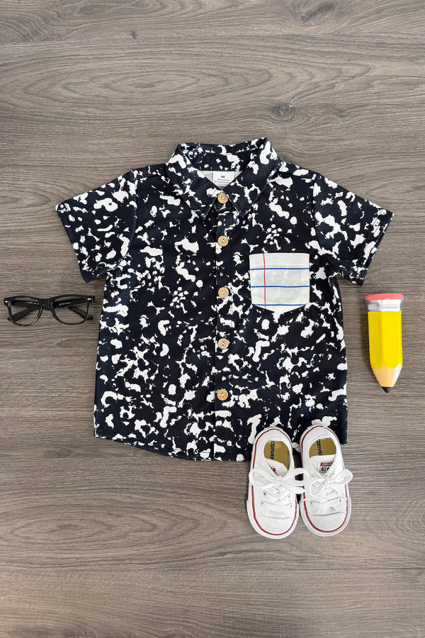 Back to school design boy short sleeve shirt preorder
