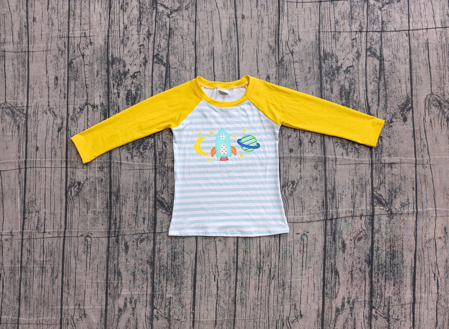 kids long sleeve embroidery top preorder