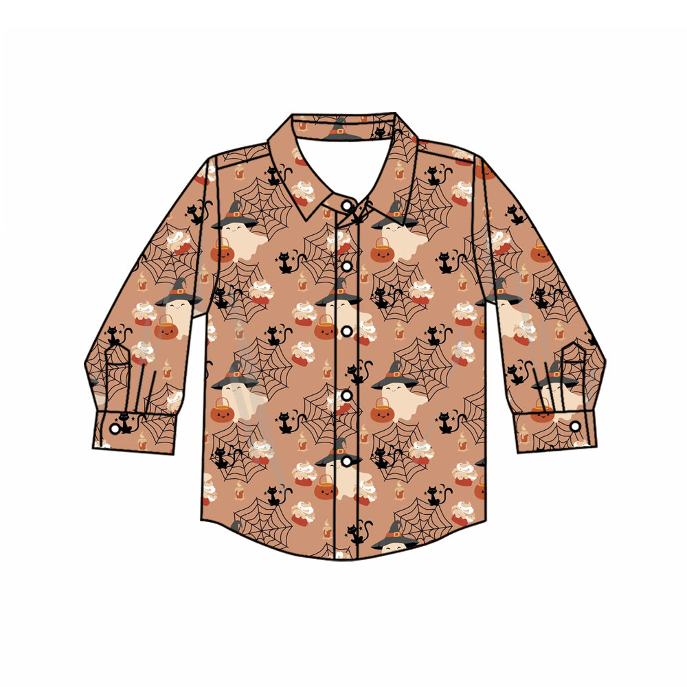 Halloween ghost kids long sleve t-shirt preorder