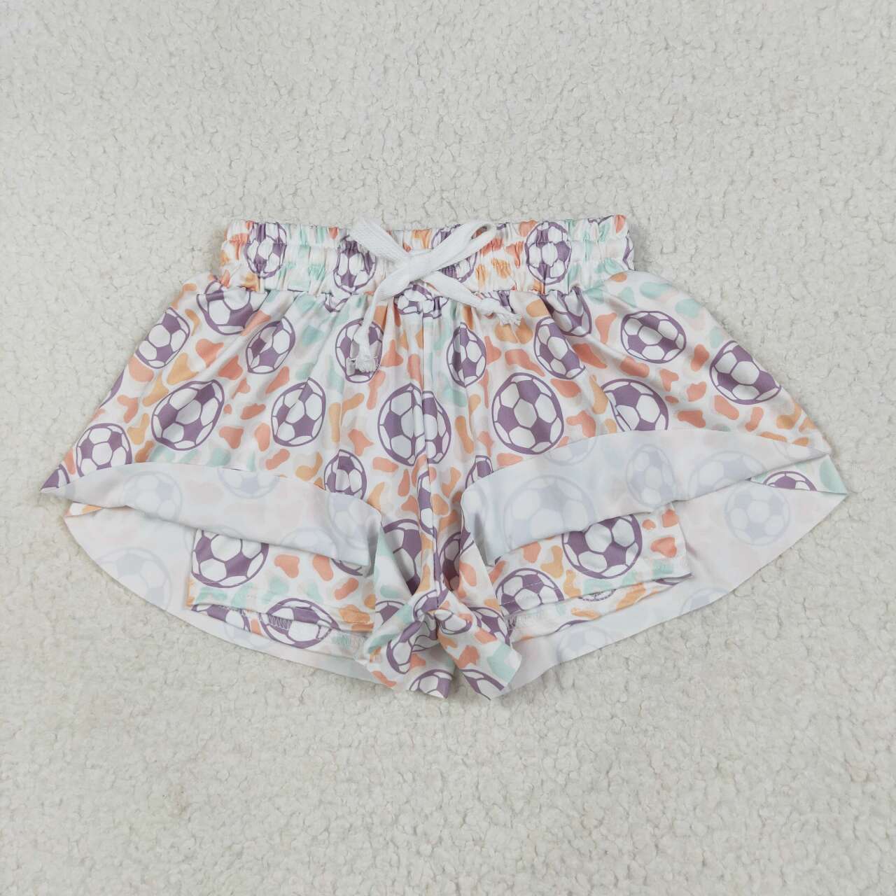 Toddle baby girls soccer shorts