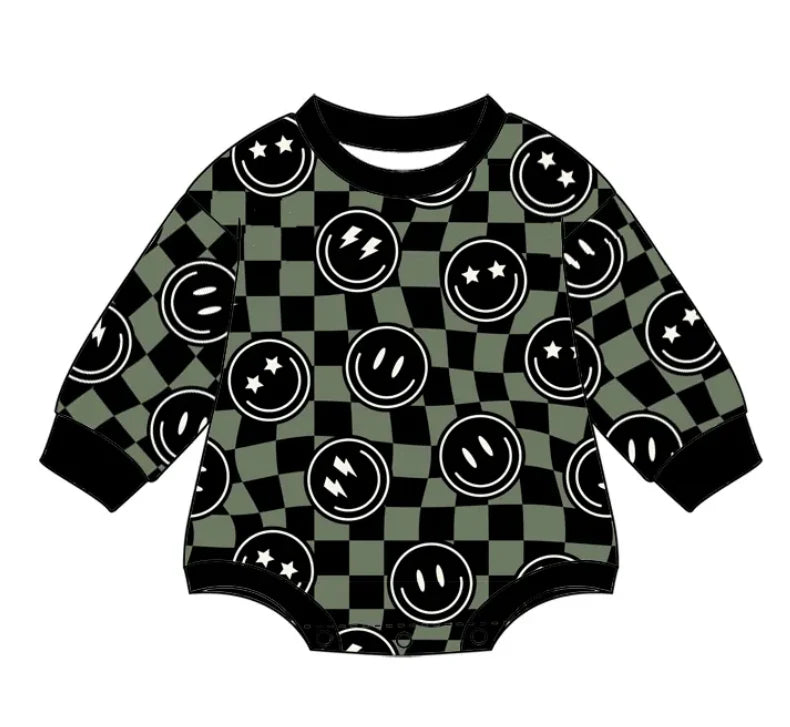 Toddle kids long sleeve boutique romper