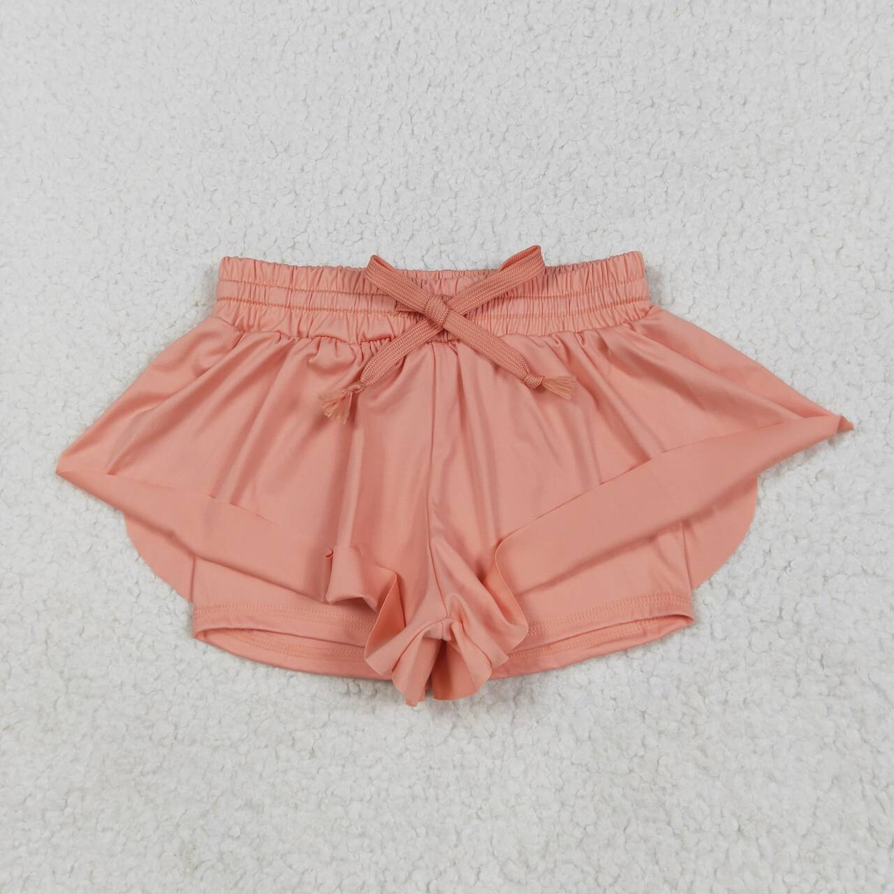 Toddle baby girls orange yoga skirt shorts