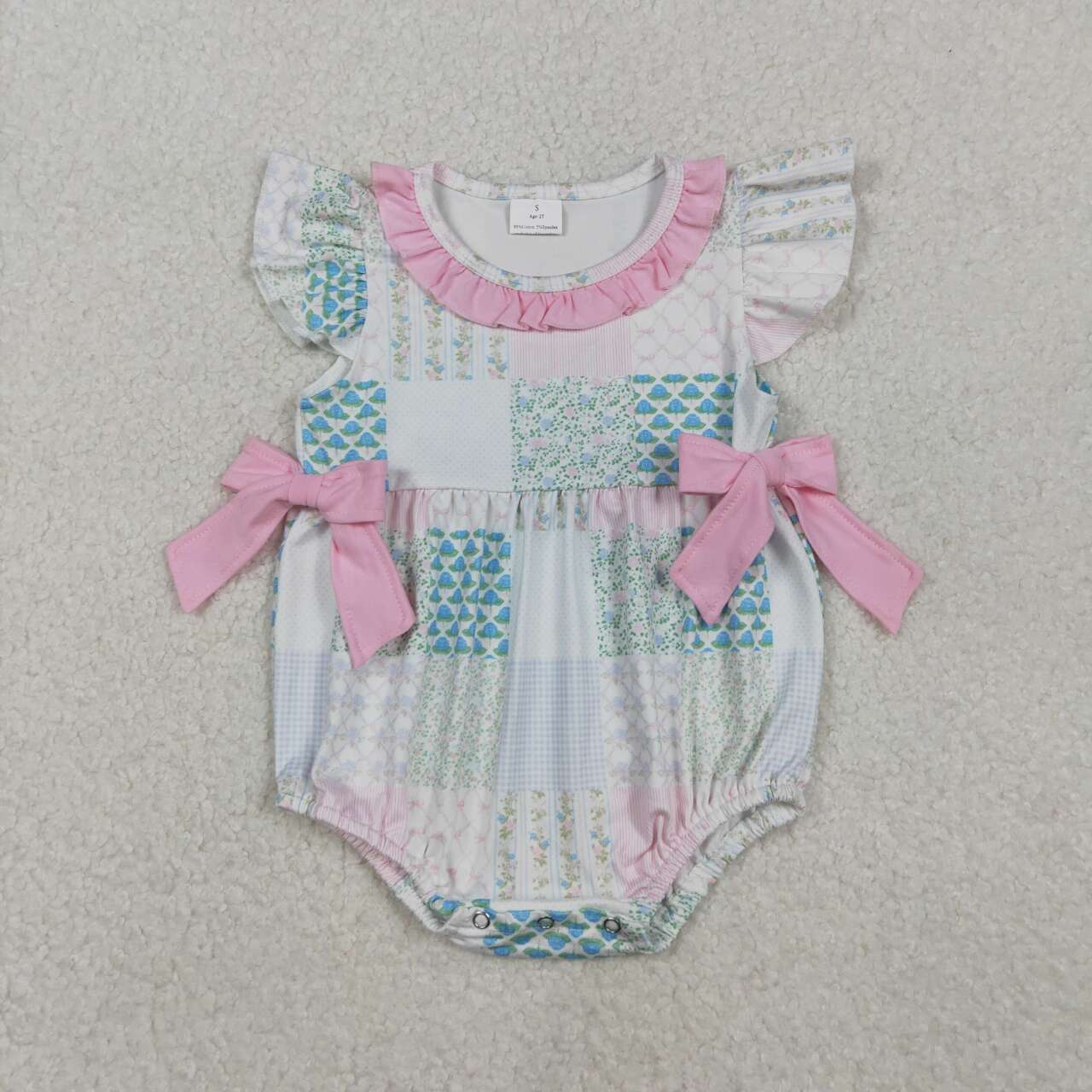 Toddle baby girl floral summer romper
