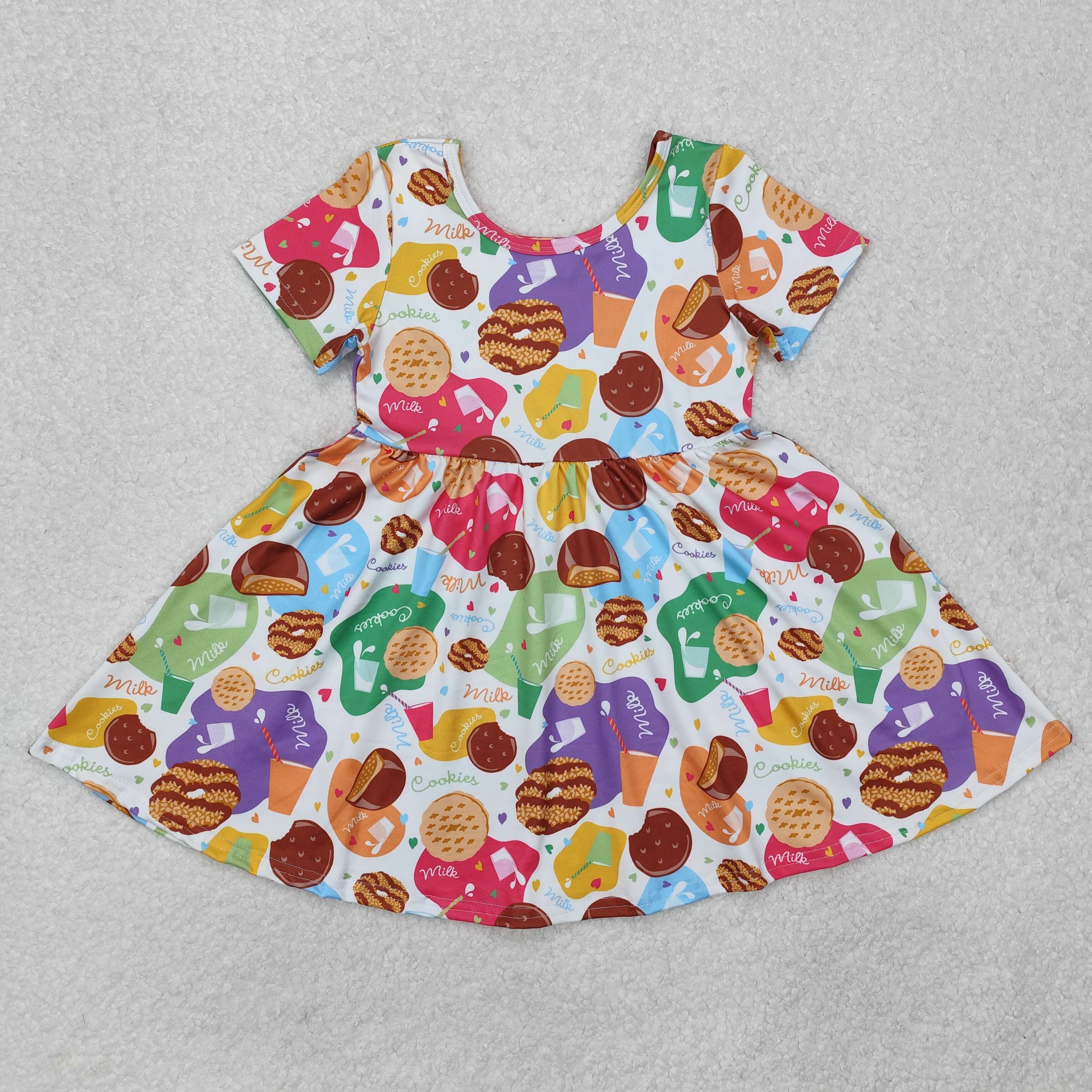 ALMA-LS-BABYDOLL-DRESS (KIDS) - COOKIEHOUSE NAVY