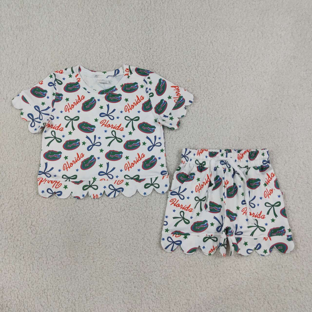 Florida team top matching outfit girl collegiate outfit