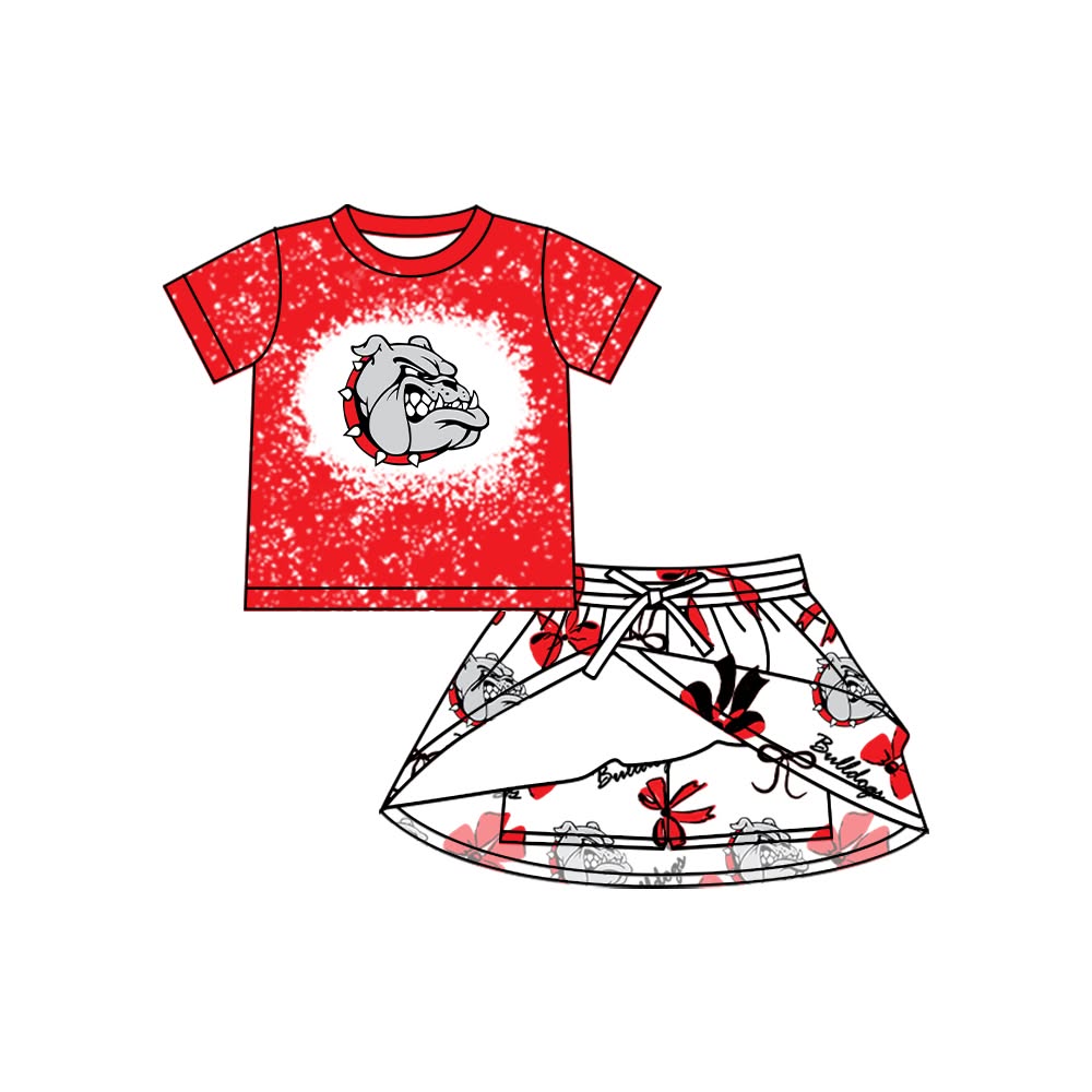 baby girls colleague team cheer skirt outfit