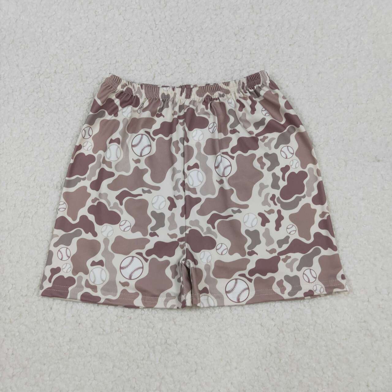 Toddle baby baseball camo summer shorts