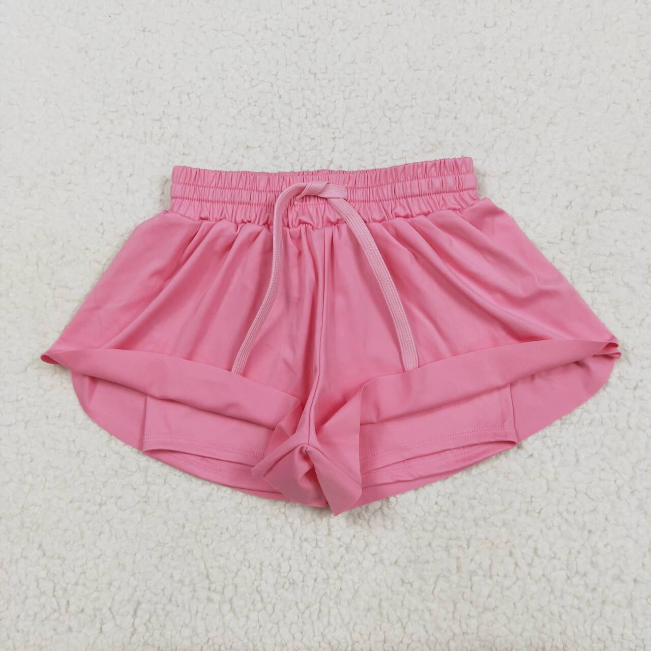 Toddle baby girls pink yoga skirt shorts