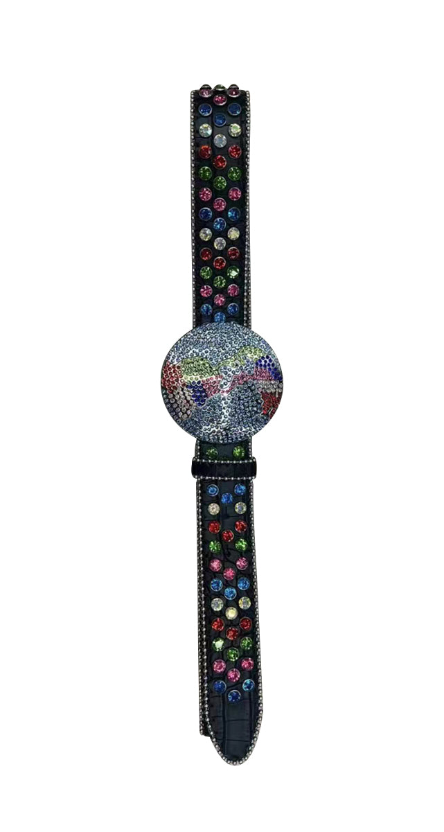 colorful gemstone toddle kids belt preorder