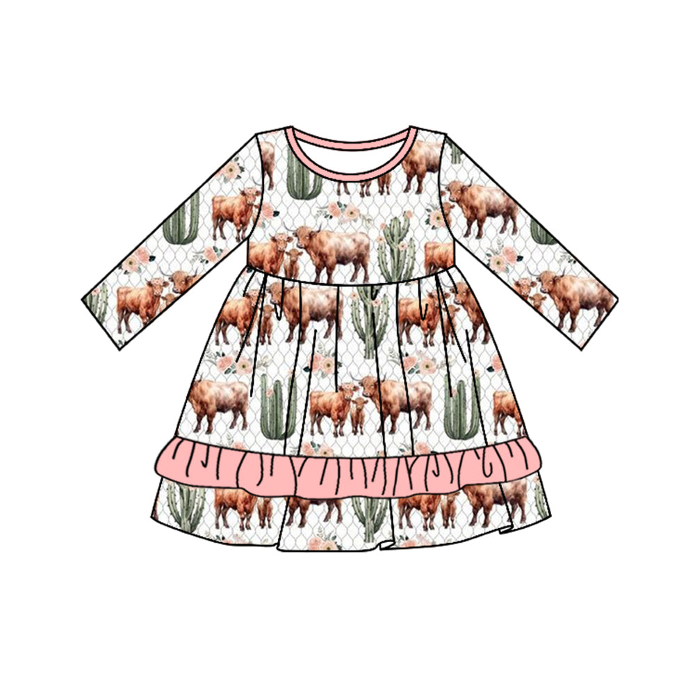 cowgirl western cactus dress preorder