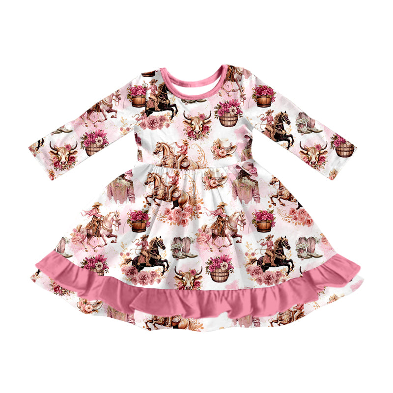 Cowgirl western long sleeve dress preorder