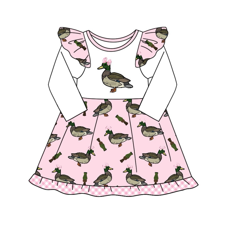 Toddle baby girls mallard duck dress preorder
