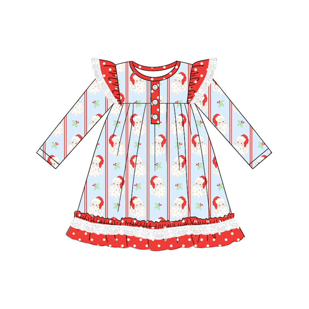 Toddle girls Christmas Santa Claus dress preorder
