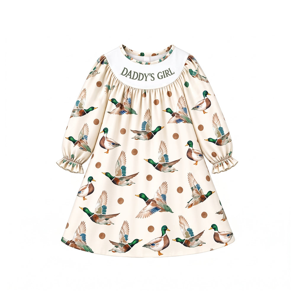 Daddys girls long sleeve dress preorder