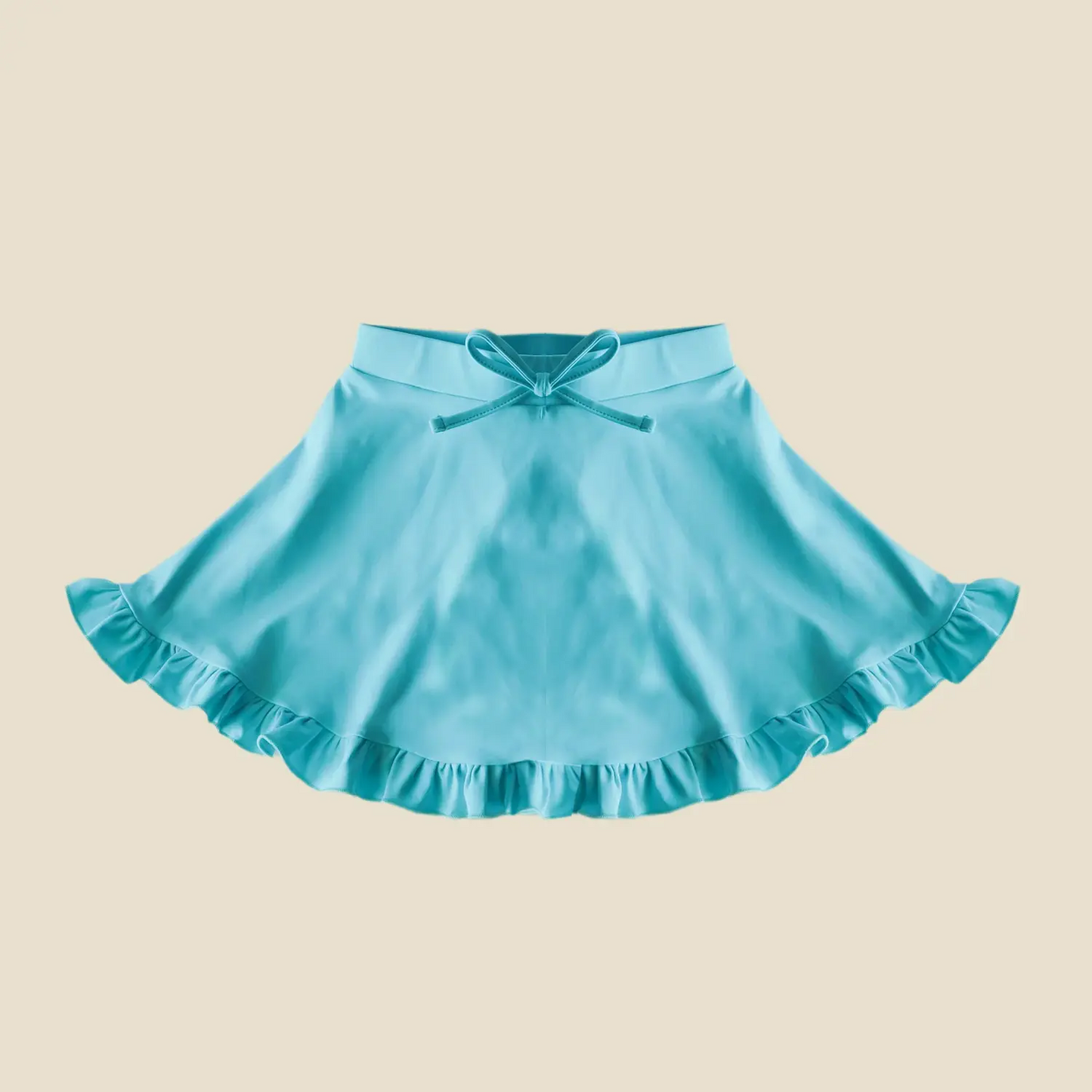 Toddle baby girls blue yoga shorts skirt preorder