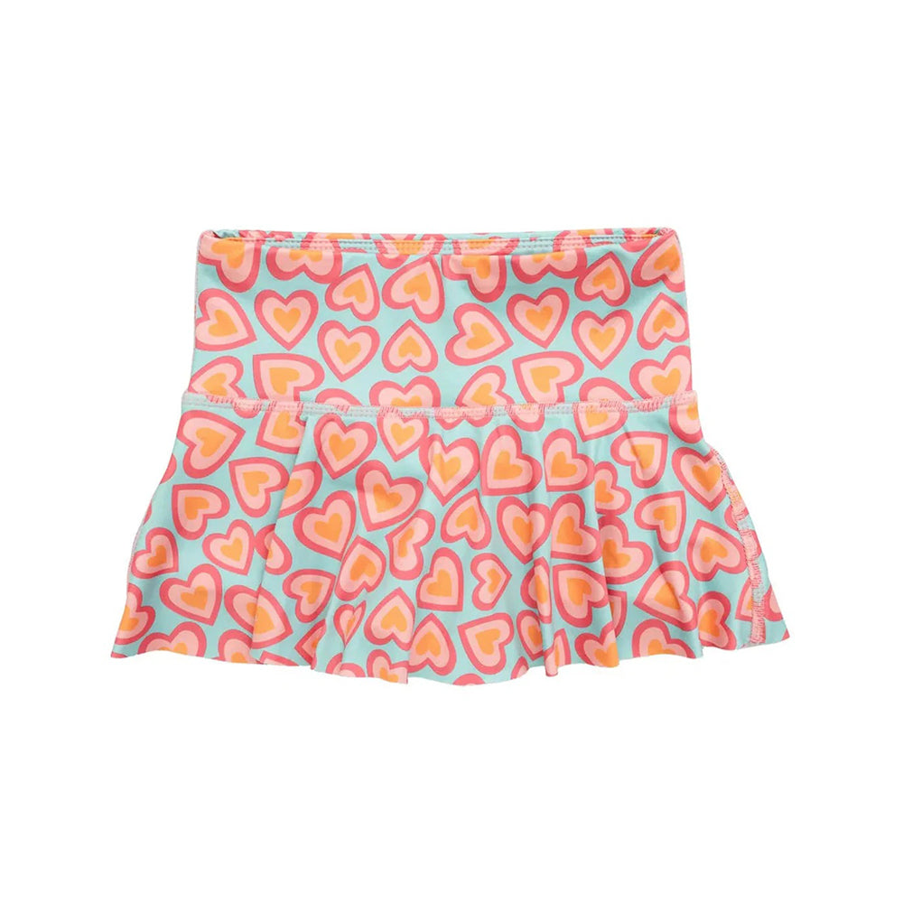 baby girl heart print summer yoga skirt shorts preorder