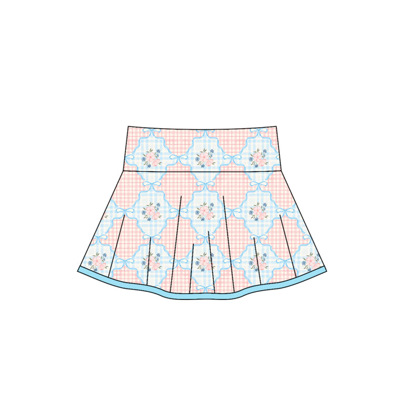 Toddle baby girl pink floral yoga skorts preorder