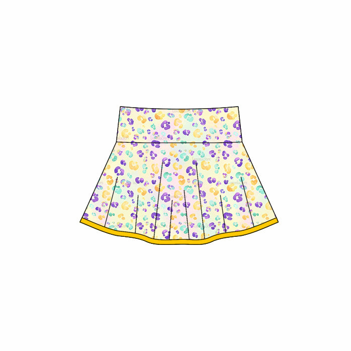 baby girl mardi gras yoga skirt preorder