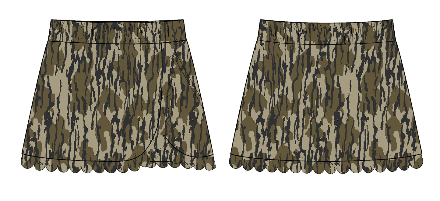 baby girl camo yoga skirt preorder