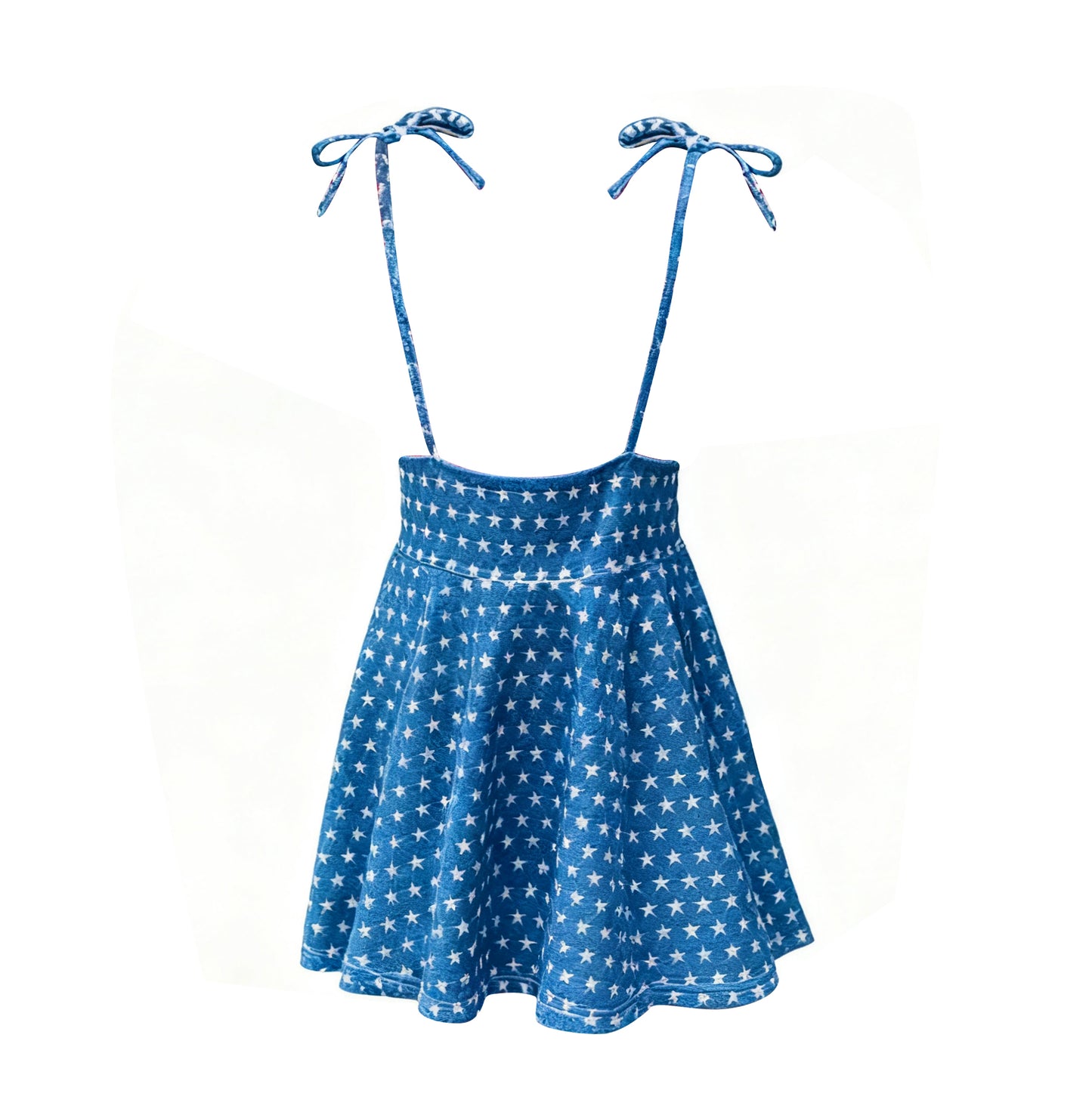 July 4th star design baby girls straps dress preorder