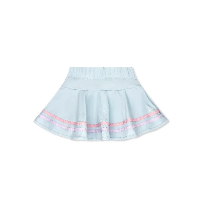 baby girl blue yoga design summer skirt preorder