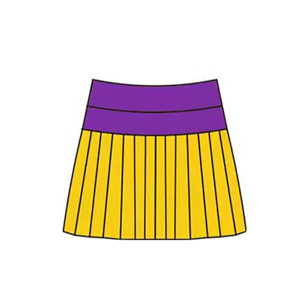 baby girl mardi gras yoga design summer skirt preorder