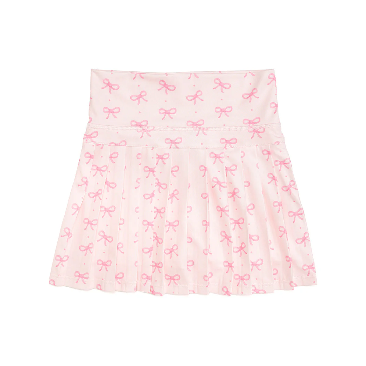 Pink bow color girls summer yoga skirts preorder
