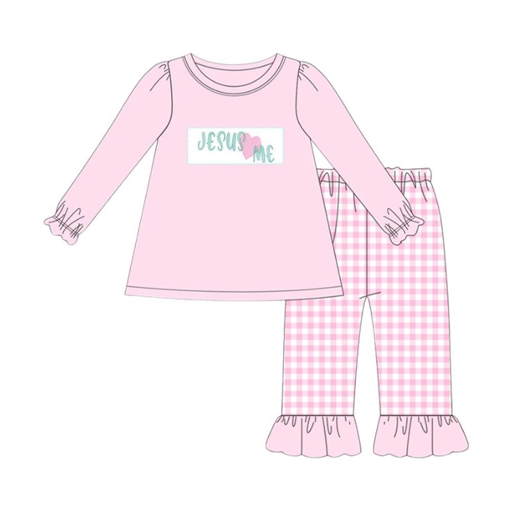 Jesus loves me girls holiday outfit preorder
